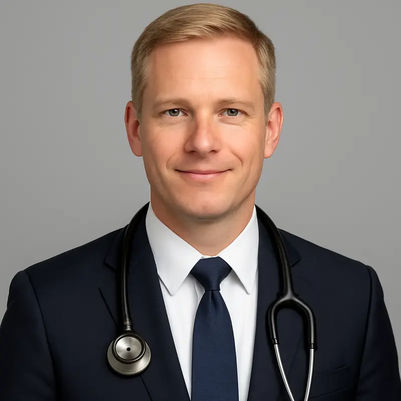 Retrato de Dr Daniel Mercer, MD